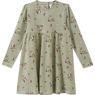 Mädchen Kleid mit Allover-Print