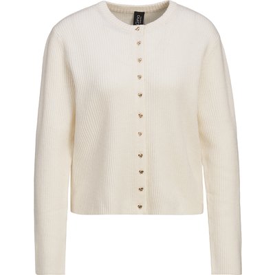 Damen Strickjacke mit Herzknöpfen