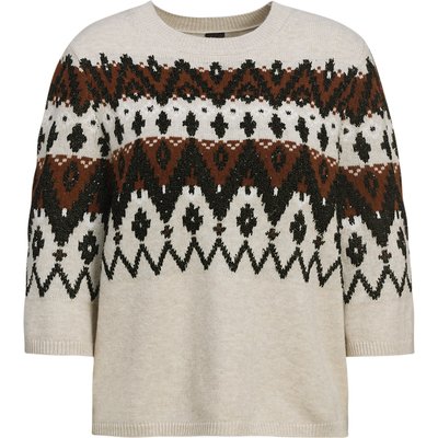 Damen Strickpullover mit weiten Ärmeln