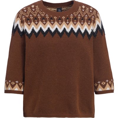 Damen Strickpullover mit weiten Ärmeln