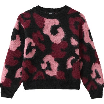 Mädchen Pullover mit Leo-Muster
