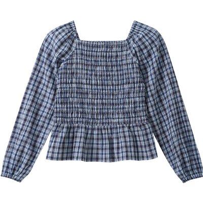 Mädchen Blusenshirt gesmokt