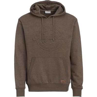 Herren Hoodie mit geprägtem Schriftzug