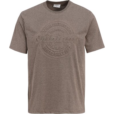 Herren T-Shirt mit 3D-Prägung
