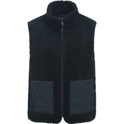 Damen Teddyweste mit Reißverschluss