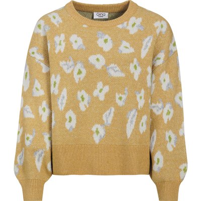 Damen Strickpullover mit Allover-Muster