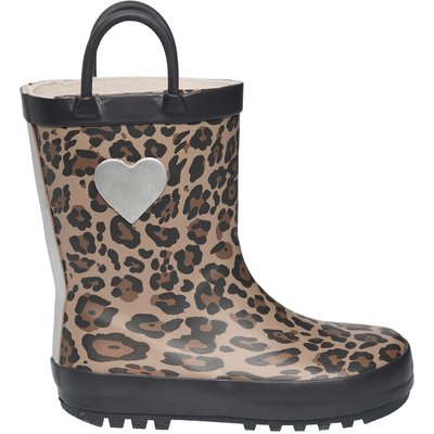 Mädchen Gummistiefel mit Leo-Muster