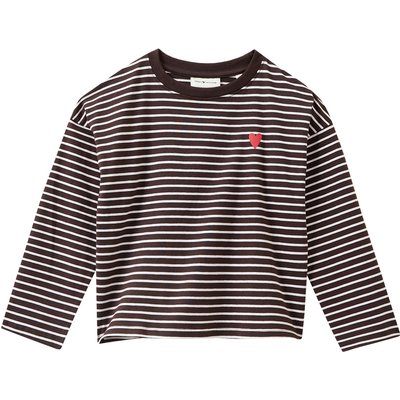 Mädchen Langarmshirt mit Streifen