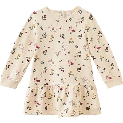 Baby Sweatkleid mit Allover-Print