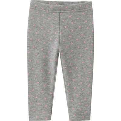 Baby Sweatleggings mit Herzchen-Allover