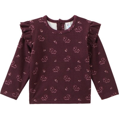 Baby Langarmshirt mit Allover-Muster