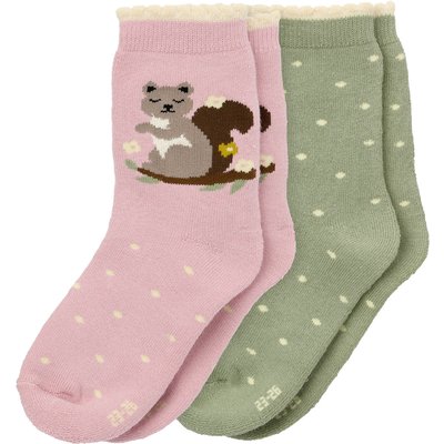2 Paar Mädchen Frottee-Socken im Set