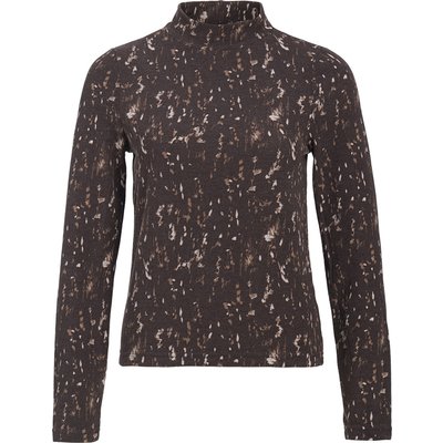 Damen Feinstrickshirt mit Allover-Muster