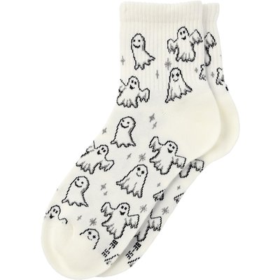 1 Paar Damen Socken im Halloween-Look