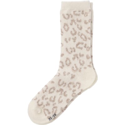 1 Paar Damen Socken mit Leo-Muster