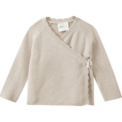 Baby Strickjacke im Wickel-Design