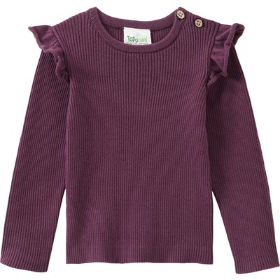 Baby Strickshirt mit Rippstruktur