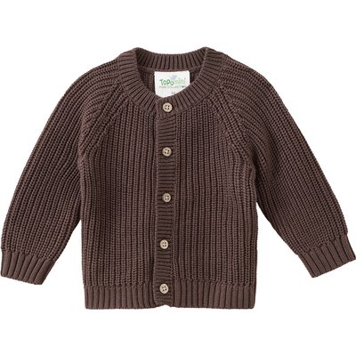 Newborn Strickjacke mit Rippstruktur