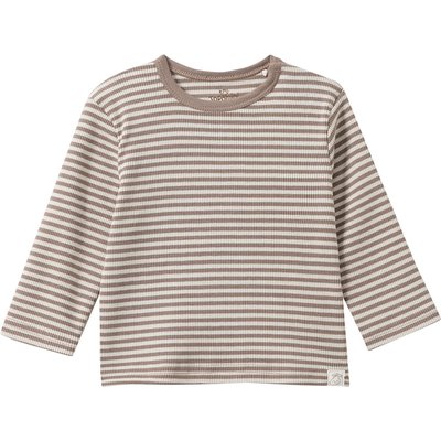 Newborn Langarmshirt mit Rippstruktur