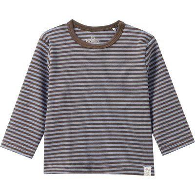 Newborn Langarmshirt mit Rippstruktur