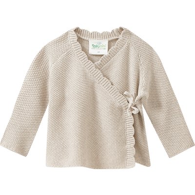 Newborn Strickjacke im Wickel-Design