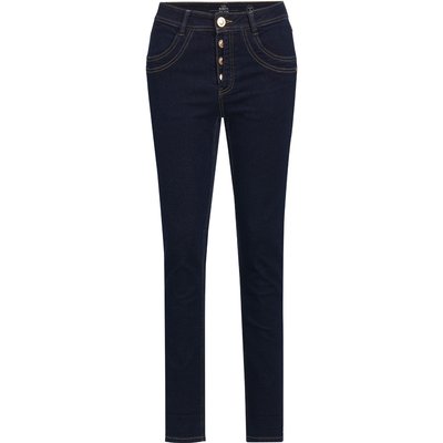 Damen Slim-Jeans mit Knopfleiste