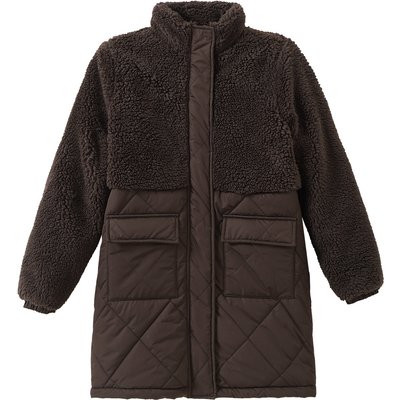 Mädchen Jacke mit Teddyplüsch
