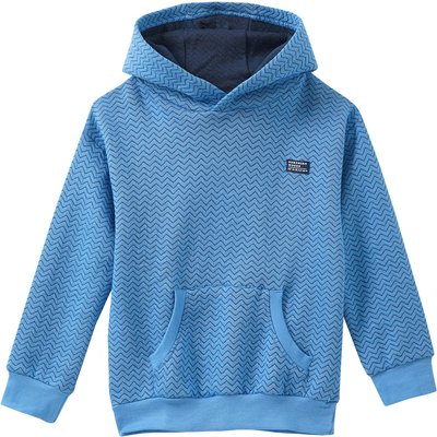 Jungen Hoodie mit Zick-Zack-Mustr