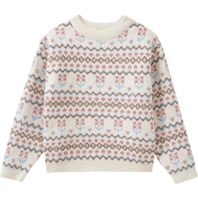 Mädchen Strickpullover mit Effektgarn