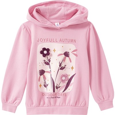 Mädchen Hoodie mit Blumen-Print