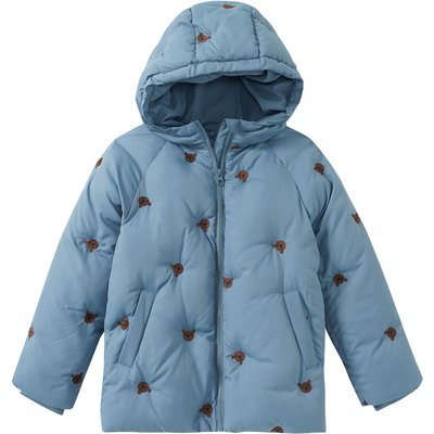 Jungen Pufferjacke mit Bären-Motiven