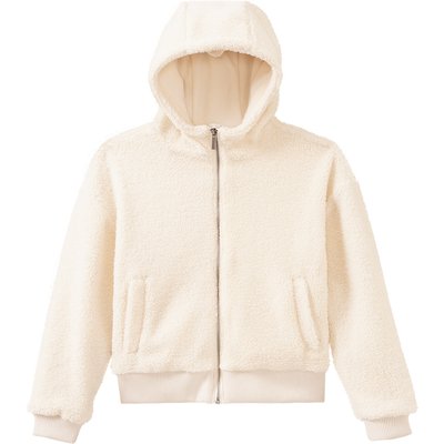 Mädchen Teddyjacke mit Kapuze
