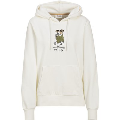 Damen Hoodie mit Applikation