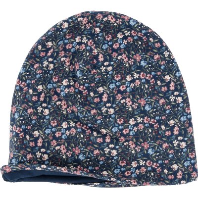 Mädchen Mütze mit Blümchen-Allover