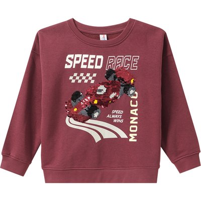 Jungen Sweatshirt mit Wendepailletten