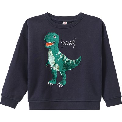 Jungen Sweatshirt mit Wendepailletten