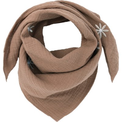 Damen Musselin-Bandana mit Stickerei