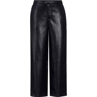 Damen Culotte aus Leder-Imitat