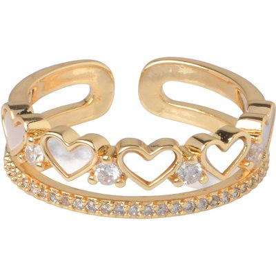 Damen Ring doppelreihig