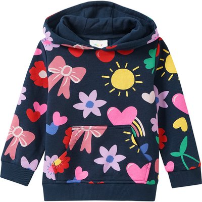 Mädchen Hoodie mit Allover-Print