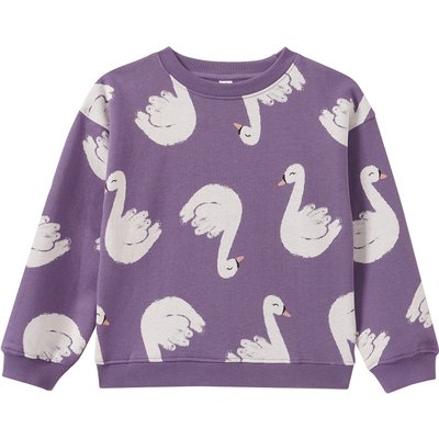 Mädchen Sweatshirt mit Allover-Print