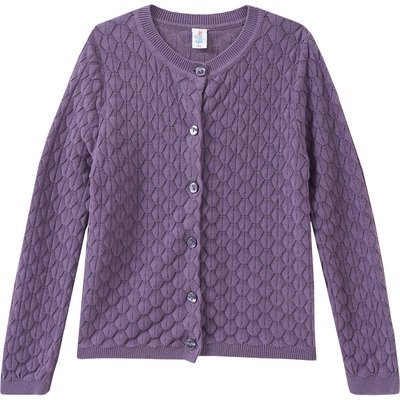 Mädchen Strickjacke mit Wabenstruktur