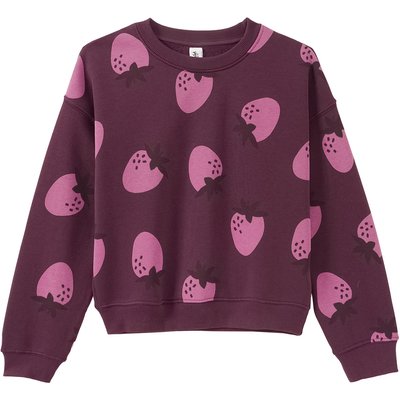 Mädchen Sweatshirt mit Allover-Print