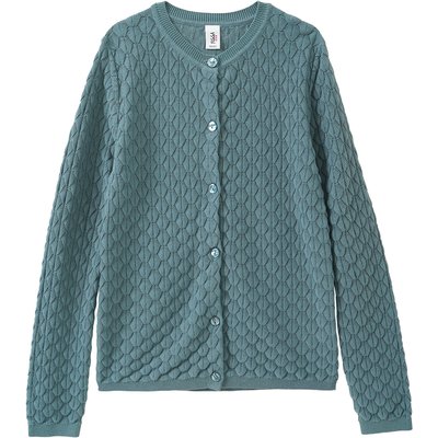 Mädchen Strickjacke mit Wabenstruktur