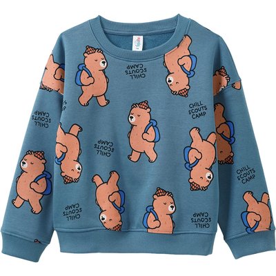 Jungen Sweatshirt mit Allover-Print