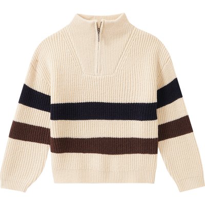 Jungen Strick-Troyer mit Streifen