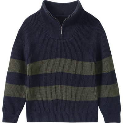 Jungen Strick-Troyer mit Streifen