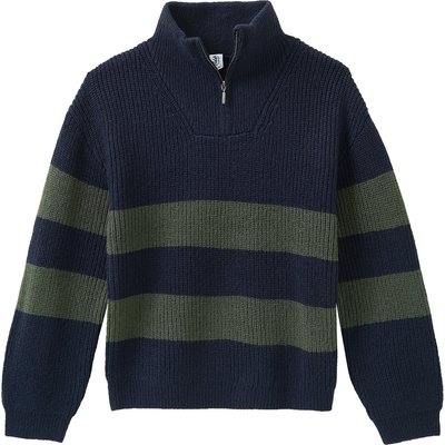 Jungen Strick-Troyer mit Streifen