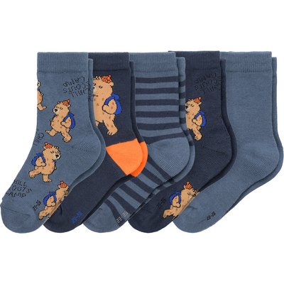 5 Paar Jungen Socken mit Baumwolle