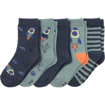 5 Paar Jungen Socken mit Baumwolle